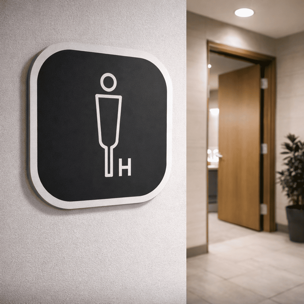 SEÑALETICA - BAÑO DE HOMBRES