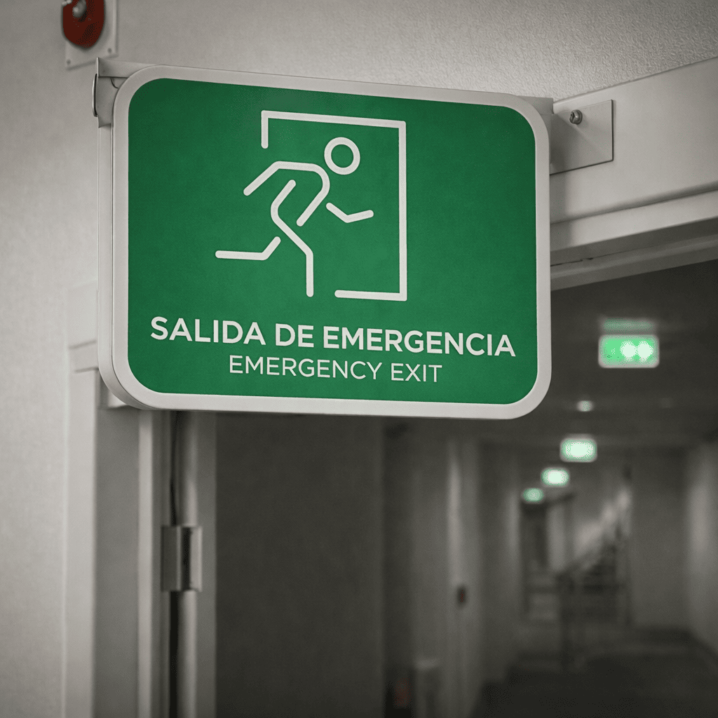 SEÑALETICA - SALIDA DE EMERGENCIA