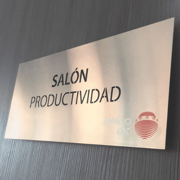 Señaléticas de Acero Inox